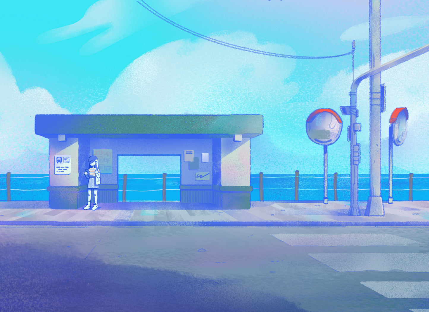 Seaside Stop Print