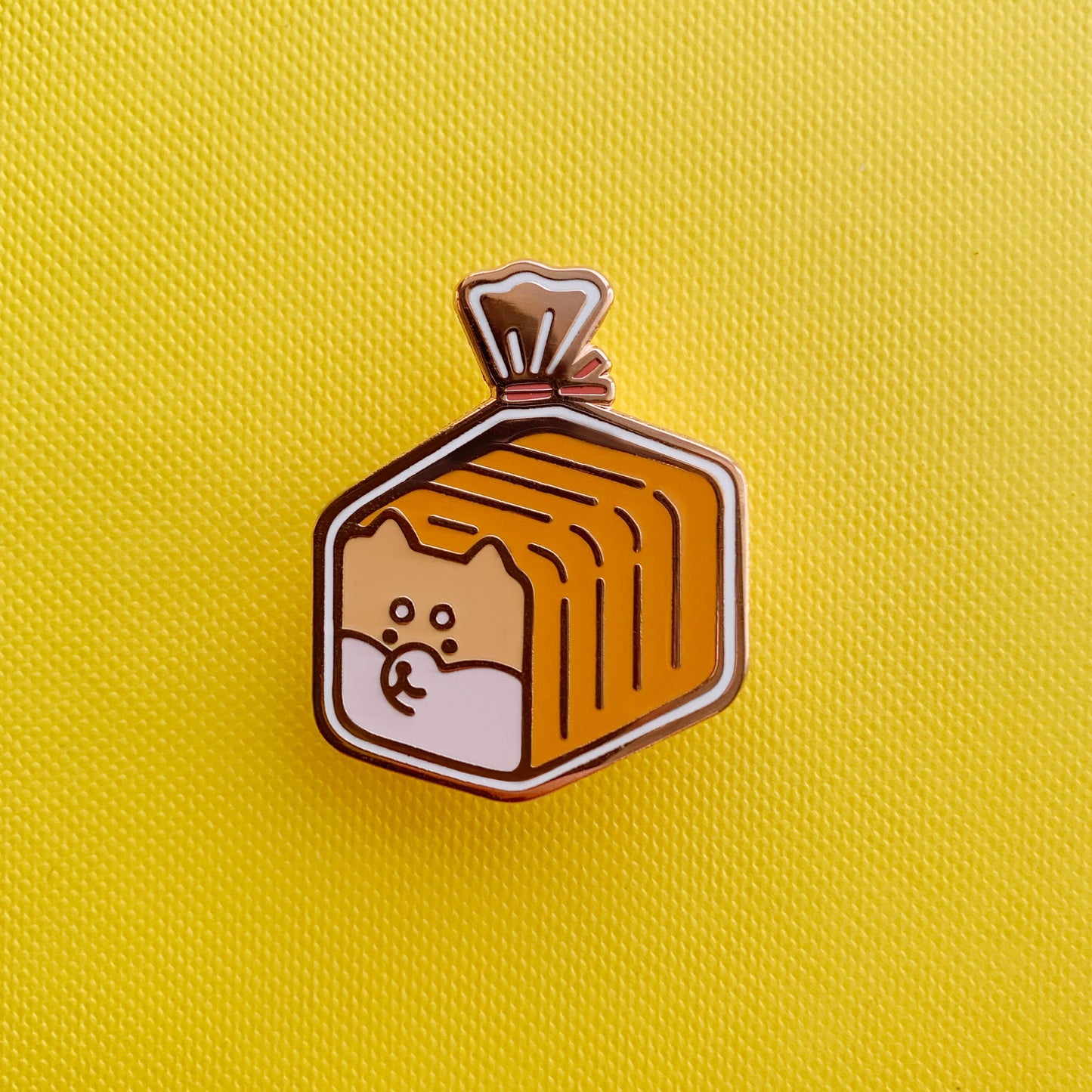 Shiba bread Enamel Pins