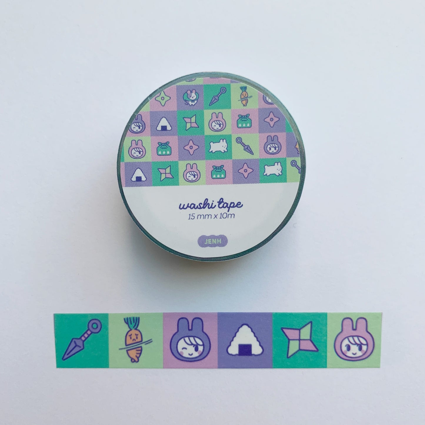 Nini Ninja Bunny Girl Washi Tape