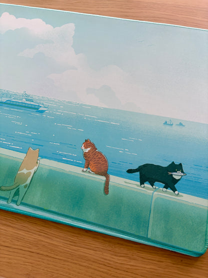 Cat Island Large Desk Mat