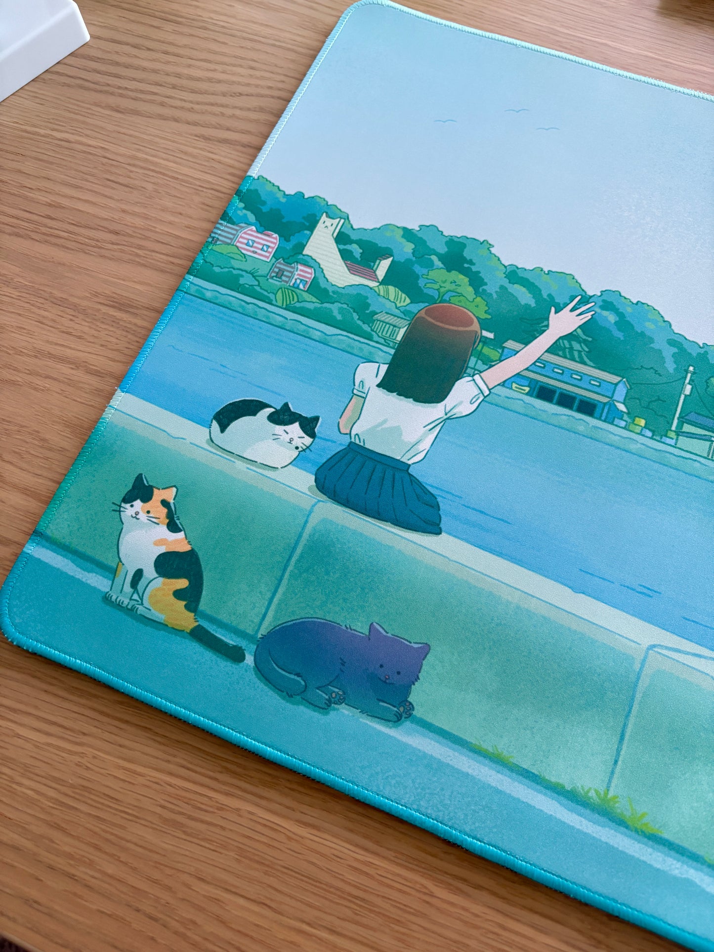 Cat Island Large Desk Mat