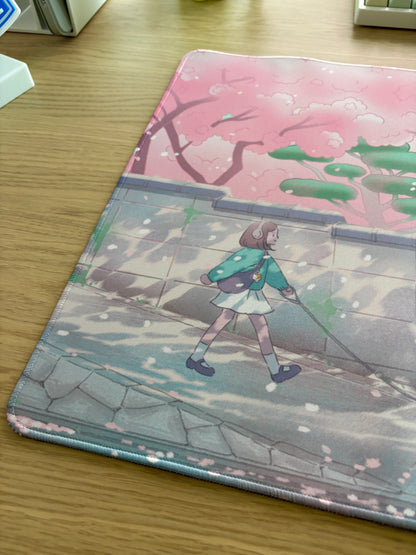 Sakura Large Desk Mat