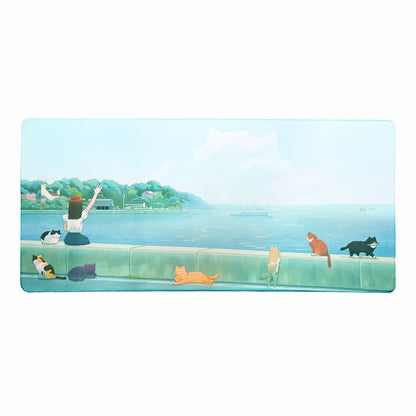 Cat Island Large Desk Mat