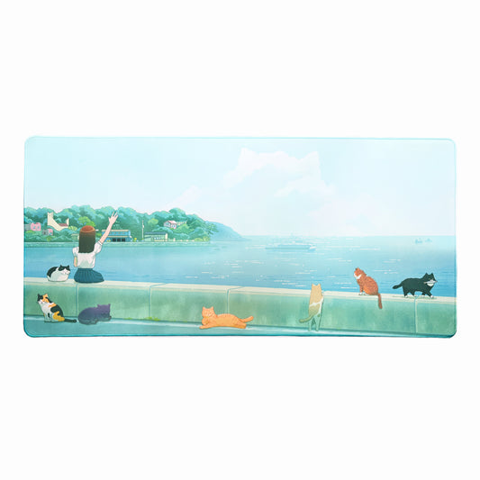 Cat Island Large Desk Mat