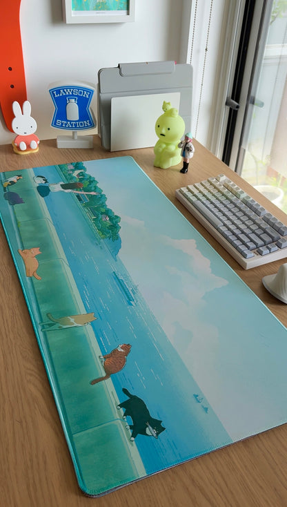 Cat Island Large Desk Mat