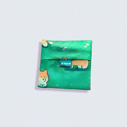 Shiba Inu Meadow Eco Bag