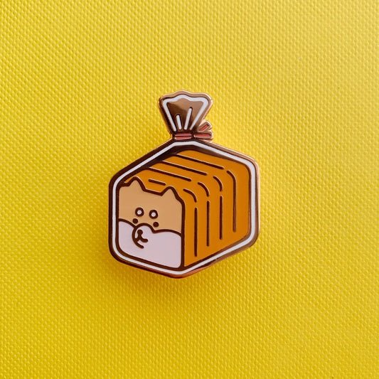Shiba bread Enamel Pins