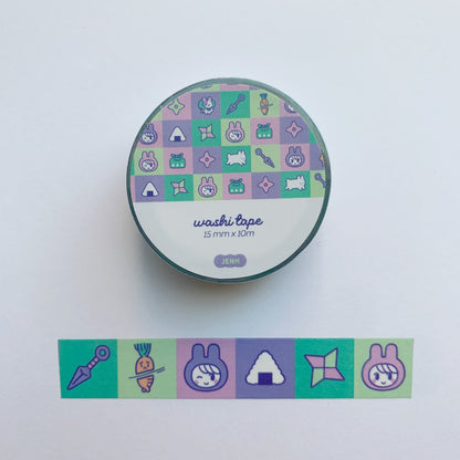 Nini Ninja Bunny Girl Washi Tape