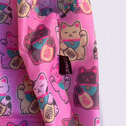 Maneki Neko Lucky Cat Eco Bag