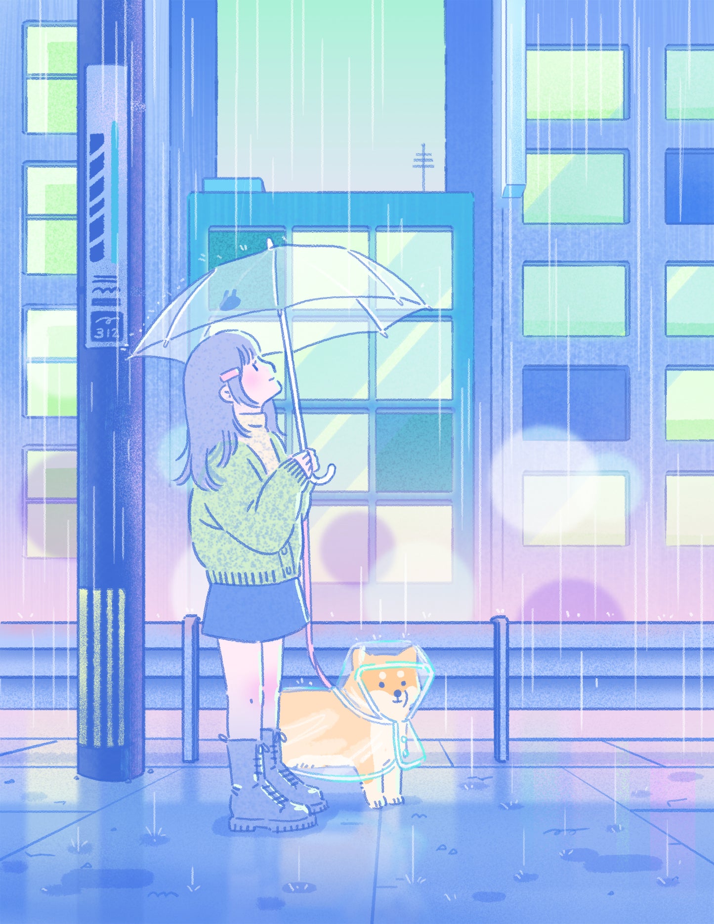 City Rain Print