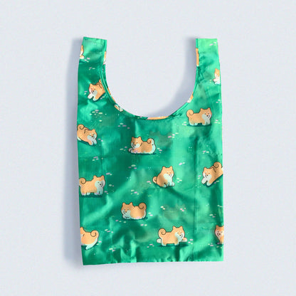 Shiba Inu Meadow Eco Bag